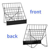 4-Tier Tabletop Book Display Rack, Magazine and CD Holder, 16.14 x 17.95 x 17.24 inches HBUYGF