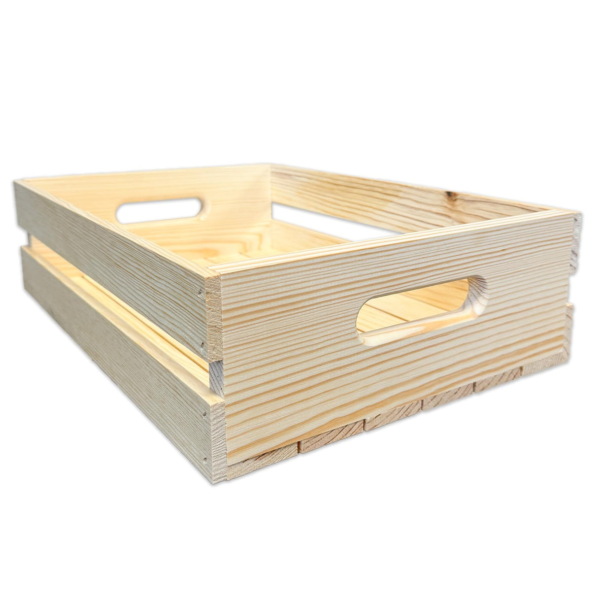 Wilson Wood Unfinished Pallet Serving Pine Crate for Storage and Decoration at Home, Office, Kitchen, Bedroom, and Retail (12.5"x4.75"x17.875") (Set of 2) Wilson