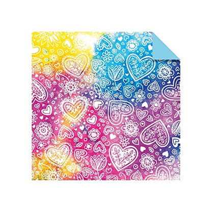 Origami Paper 100 sheets Hearts & Flowers 6" (15 cm): Tuttle Origami Paper: High-Quality Double-Sided Origami Sheets Printed with 12 Different Patterns: Instructions for 6 Projects Included - WoodArtSupply