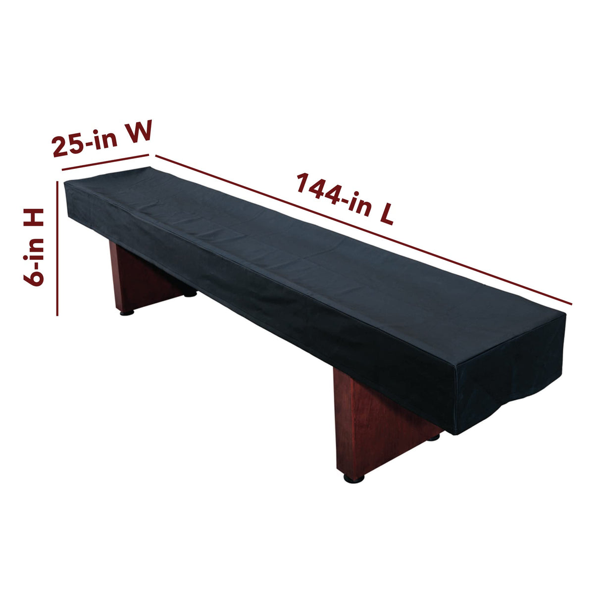 Hathaway Shuffleboard Table Cover, Black, 12-Feet Hathaway