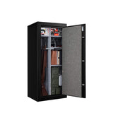 Fortress 24 Gun Fire Safe with E-Lock, Black FORTRESS