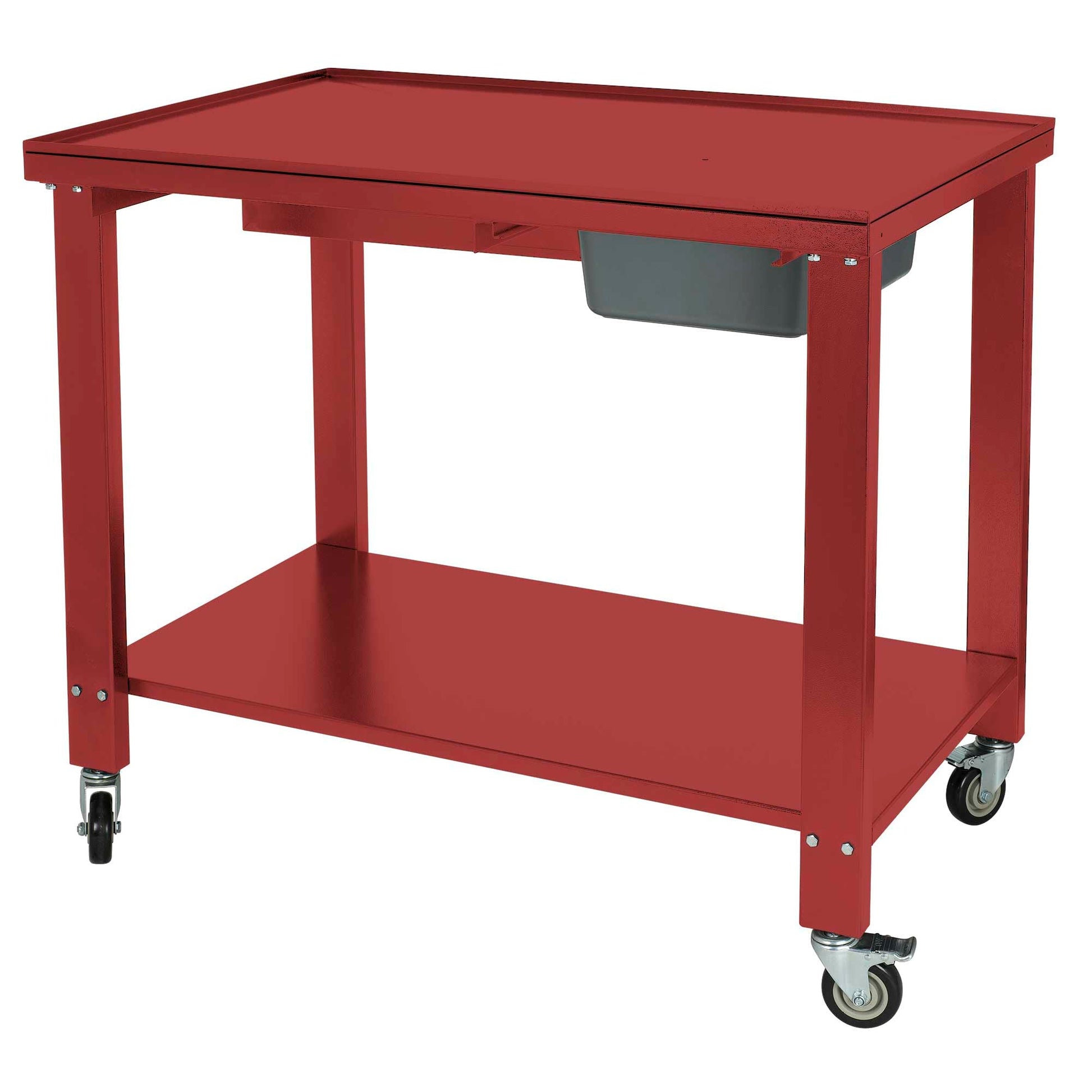 AFF Tear-Down Work Table - Portable Heavy Duty Workbench with Fluid Drainage System - 1,100 lb Capacity - 48" x 31.5" - WoodArtSupply