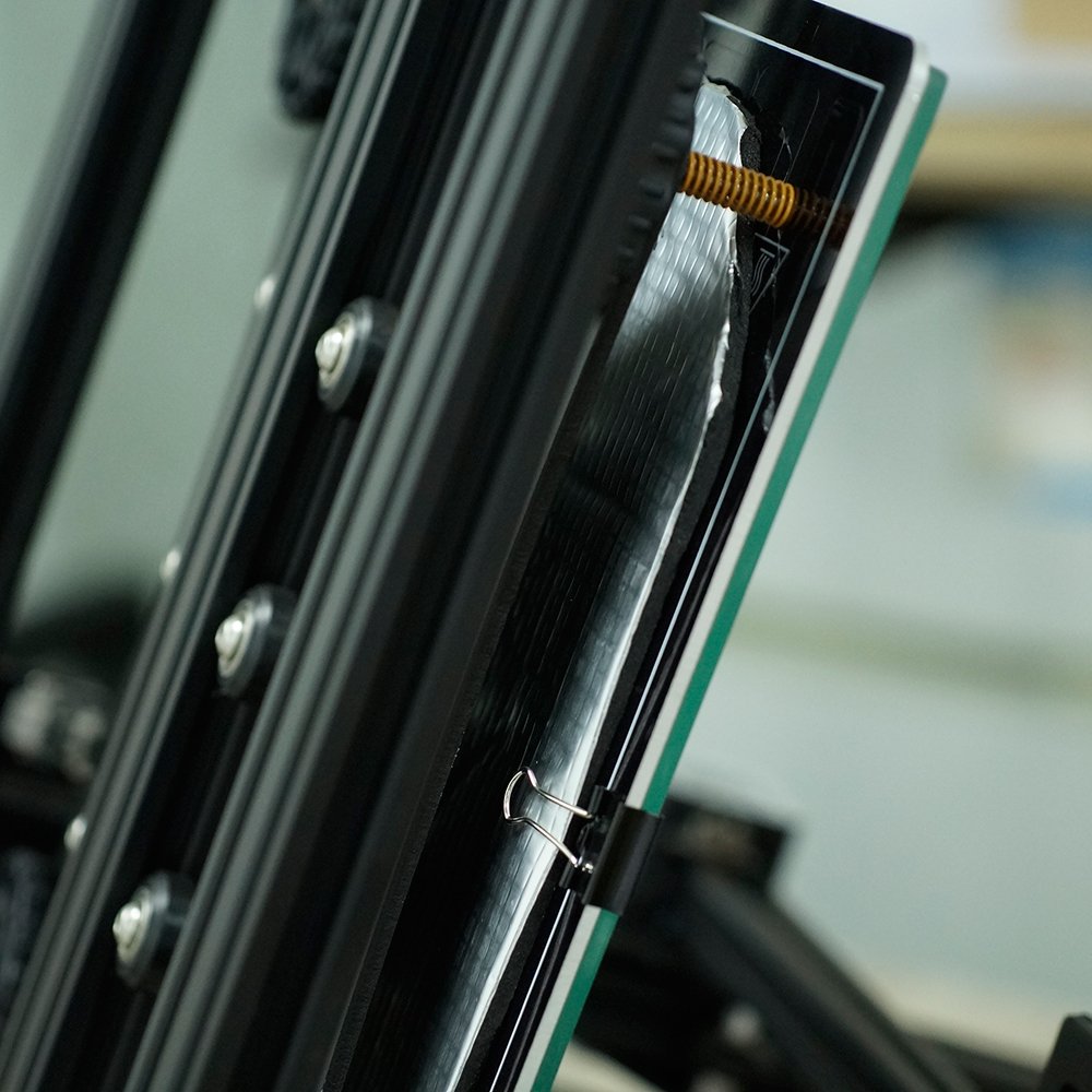 FYSETC 2pcs 3D Printer Insulation Heated Bed Lightweight Foam Foil: 12" x 12" x 0.3" CR10 Build Plate Insulation Mat Self-Adhesive Hotbed Thermal Pad for CR-10/ 10S/ Ender 3 Max Reprap Taz6-300mm FYSETC