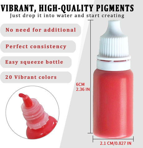 27PCS Water Marbling Painting Kit, Christmas Water Paint for Craft, Turkish Marble Pattern Craft Set,Cream Watercolor Art Kit, Perfect for Christmas, Halloween, Thanksgiving & New Year Gifts DGAGA