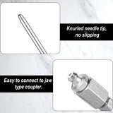PEUTIER 90 Degree Grease Coupler Adapter and Grease Injector Needle Gun Tip, Needle Grease Gun Fitting Set Grease Needle Nozzle Dispenser for Grease Fitting Tool PEUTIER