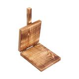 Tortilla Press, Wooden Tortilla Press Mexican Tortillera Presser Dough Cutter with 2 Dumpling Knife for Homemade Mexican Tortillera, Taco, Dumpling Dough Pressing Tool Qiilu