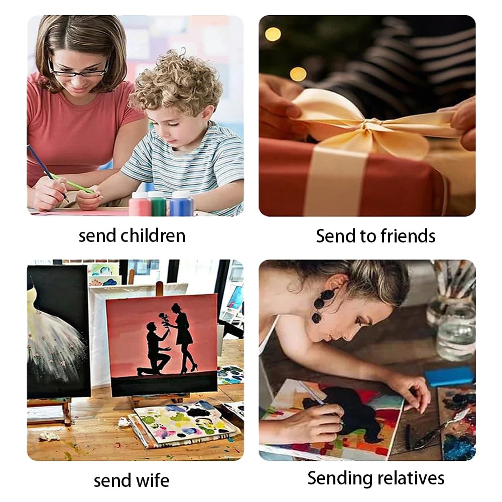 HULDFRDA Paint by Numbers Kit for Adults Butterflies and Moths Paint by Numbers Insect Paint by Number Kits DIY Oil Painting by Numbers Adults' Paint-by-Number Kits Home Wall Decor,16x20 Inch HULDFRDA