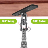 Dolibest Heavy Bag Hanger,Wall Ceiling Mount Hook 360° Rotation Wood Beam Holder Body Weight Strength Training Systems, Aerial Yoga Swing & Hammock, Resistance Band for Wooden Sets(600 LB Capacity) Dolibest