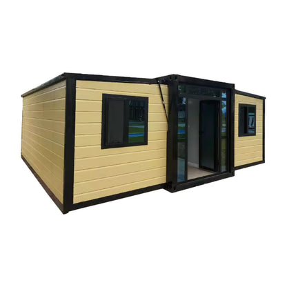 Other Prefab Houses 2 Bed 1 Bath Home 30FT Expandable Folding Mobile Tiny House Prefabricated with Container House - WoodArtSupply