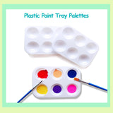 Vivixin 300Pcs Mini Acrylic Paint Set, 20 Set 12 Colors Acrylic Paint Bulk With 40pcs Brushes and 20pcs Palettes, Acrylic Paint Strips for Kids&Adults, Perfect for Birthday Party Home Classroom Favors Vivixin