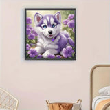 GEMFAMILY 5D Diamond Painting Kits,Animal Dog Diamond Art Kits for Adults with Diamond Dots Kits for Home Decor GEMFAMILY