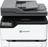Lexmark CX331adwe Color All-in-One Laser Printer with Touchscreen, Office Scanner Copier Laser, Mobile Ready, Auto Duplex Printing & Analog Fax, Wireless, White, 26 ppm Mono/Color, 600 dpi (40N9070) Lexmark
