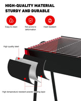 19 inch Charcoal Grill, Small Portable Barbecue Grill with Storage Travel Bag, Easy to Assemble BBQ Grill, 231 Square Inches Cooking Space, Perfect for Small Patio, Backyard, Picnics, Camping, Beach GRiliFE