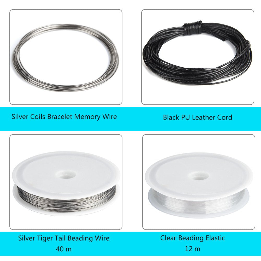 KUUQA Jewelry Making Kit Jewelry Findings Starter Kit Jewelry Beading Making and Repair Tools Kit KUUQA