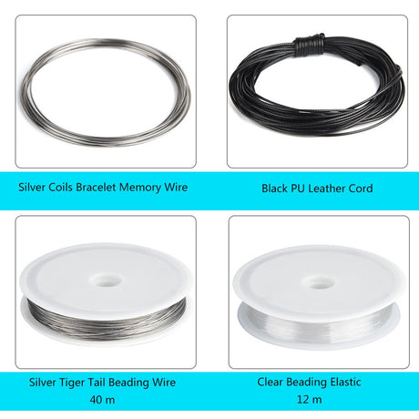 KUUQA Jewelry Making Kit Jewelry Findings Starter Kit Jewelry Beading Making and Repair Tools Kit KUUQA