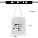 YOUKE OLA 20 Pack Sublimation Canvas Tote Bags Bulk Reusable Blank Large Canvas Tote Bags Washable Polyester Grocery Bags for Decorating and DIY Crafting 15x20 Inch, White YOUKE OLA