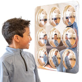 SPARK & WOW Sensory Wall Toddler Mirror - Large - 9 Bubbles - for Ages 6m+ - Easy-to-Clean Acrylic - Stimulate Cognitive Development SPARK & WOW