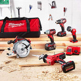 Milwaukee 2695-25CX M18 18-Volt Lithium-Ion Cordless Combo Tool Kit (5-Tool) Milwaukee