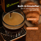 Mini Espresso Coffee Machine for Capsules Compatible with Nespresso OriginalL Machine, Espresso Maker Single Serve, Bestpresso Coffee Capsules Peet's Espresso more (Black) cutesun