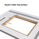 NAGU Router Table for Woodworking Router Tool Hand Trimmer with Stand and Adjustable Fence NAGU