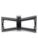 Garosa Dovetail Marker Guide Aluminum Alloy Dovetail Making Jig 1:5 1:6 1:7 1:8 Slopes Marking Gauge Woodworking Tool DIY Wooden Joints Scribing Garosa