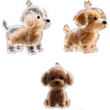 Dog Hair Collector Keychain Charm Memorial Storage Box, Pet Hair Memorial Keepsake, Transparent Cute Keychain Generic