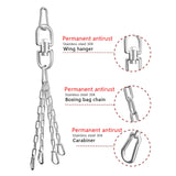 YORWHIN Punching Bag Hanger, Heavy Bag Chain, Silver, YOO57G0322SD YORWHIN
