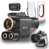 MUETUX Nacs Supercharger to CCS1 Charging Adapter, [Max 500A, 1000V] fit for Rivian,Ford,Mustang,GM EVs,Volvo,Polestar, NACS to CCS Adapter, Tesla Supercharger Adapter,fit for Tesla V1/V2/V3/V4 DC MUETUX