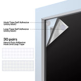 Portable Blackout Shades (118" x 57") 100% Blackout Material Temporary Blackout Blinds/Curtains for Baby Nursery, Bedroom, Window, Dorm Room, Office or Travel Use RUseeN