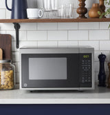 GE Smart Countertop Microwave Oven | Complete with Scan-to-Cook Technology and Wifi-Connectivity | 0.9 Cubic Feet Capacity, 900 Watts | Home & Kitchen Essentials | Stainless Steel GE
