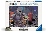 Ravensburger Star Wars: The Mandalorian 1000 Piece Jigsaw Puzzle | Unique Piece Design | Softclick Technology | Ideal Gift for Puzzle Enthusiasts Ravensburger