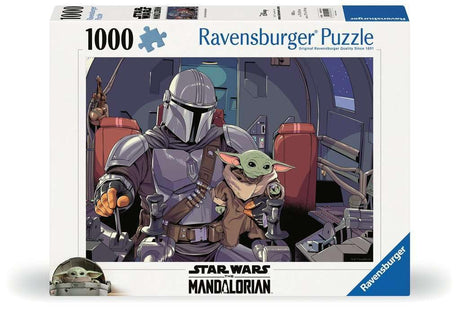 Ravensburger Star Wars: The Mandalorian 1000 Piece Jigsaw Puzzle | Unique Piece Design | Softclick Technology | Ideal Gift for Puzzle Enthusiasts Ravensburger