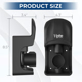 VIPTOO EV Charger Holder Wall Mount - SAE J1772 Holder with 5-Level Adjustable Rotation (45°-180°), EV Charger Control Holder & Cable Organizer for All J1772 EVS VIPTOO