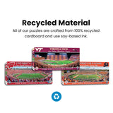 MasterPieces - 1000 Piece Jigsaw Puzzle, NCAA Georgia Bulldogs, Panoramic Football Stadium View, Fun for Adults and Family, 13" x39 Masterpieces