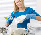 YeuDeuy Scrub Brush for Dish Kitchen Sink Pot Pan with Stiff Bristles, Yellow-Green 3pcs YeuDeuy