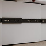 ECACAD Multi-Functional Murphy Cabinet Bed, Full Size Bed Frame Murphy BedChest with Built-in Power Strip & 3 Drawers, Full Foldable Platform BedFrame, White ECACAD