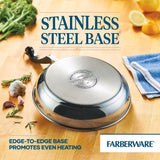 Farberware Classic Stainless Steel Cookware Pots and Pans Set, 15-Piece,50049,Silver Farberware