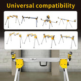 Miter Saw Mounting Brackets N087371 DW7231 use for Dewalt's DW723, DWX723, DWX724, and DWX725 DWX725B Heavy Duty Miter Saw. (2 pack) Yellow, Large sanbaiyi