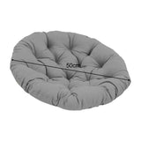 Leefasy Papasan Chair Cushion 20inch Egg Chair Cushion (Only Cushion) Multifunctional Garden Chair Mat for Rocking Chair Seats Sturdy, Dark Gray Leefasy