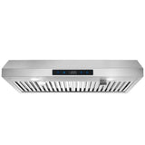 SNDOAS Range Hood 30 Inch Under Cabinet,Ductless Range Hoods with Touch Control,3-Venting Kitchen hood,Stainless Steel Vent Hood,Under Cabinet Range Hood 30 inch,Hood Vents for Kitchen 3 Speeds SNDOAS