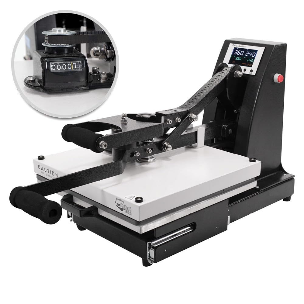 Heat Press Nation Signature Pro 15" x 15" Slide Out Drawer Heat Press (Auto-Open with SurePressure) Heat Press Nation