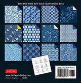 Origami Paper 200 sheets Blue and White Patterns 6" (15 cm): Double Sided Origami Sheets Printed with 12 Different Designs (Instructions for 6 Projects Included) Tuttle Publishing