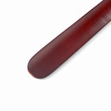 Brosisincorp Wooden Shoe Horn Long Handle For Seniors 23.6" Easy Wear Helper Shoehorns Women Kids Baby Elderly Hanging Rings Red Beech Wood Brosisincorp