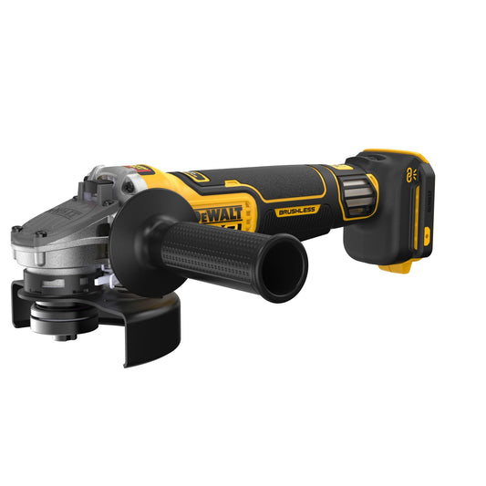 DEWALT 20V MAX* XR Brushless Cordless 4-1/2 in. - 5 in. Variable Speed Paddle Switch Grinder (Tool Only) (DCG410VSB) - WoodArtSupply