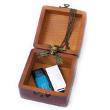 Awerise Personalized Brown Wooden Bridesmaid Box, Jewelry Box, Wedding Gift, Bridesmaid Gift, Wedding Favors Awerise