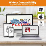 Refurbished ATOMSTACK A5 PRO Laser Engraver and Cutter,Class 4,5000mW Output Power Laser Cutter, 40W Higher Accuracy Laser Engraving Cutting Machine for Wood and Metal Naccolly