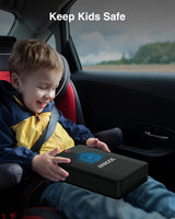 Gun Safe, Small Pistol Safe Biometric Gun Safe for Handgun, Portable Fingerprint Quick Access Gun Lock Box for Car Travel Nightstand Bedside SOOWAY