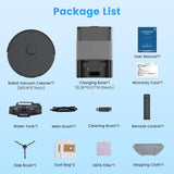 Robot Vacuum and Mop Combo, Self-Emptying, 60-Day Capacity, Schedule, 180mins Runtime, Home Mapping, Wi-Fi/App/Alexa/Remote, Robotic Vacuum Cleaner for Pet, Hard Floors, Carpet FIXR