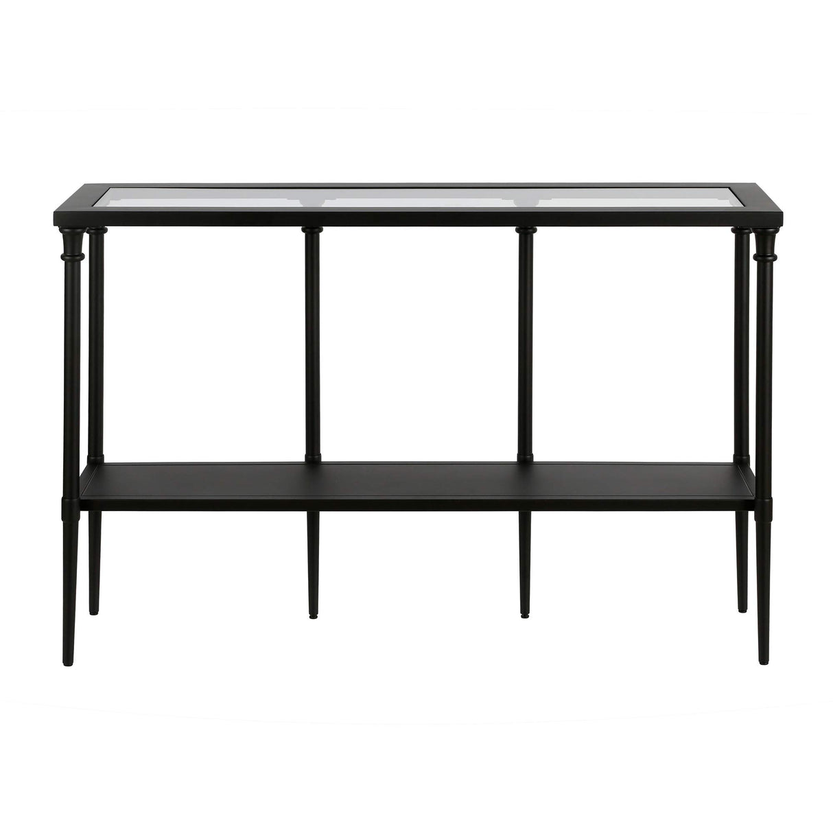 Dafna 45'' Wide Rectangular Console Table in Blackened Bronze Henn&Hart