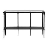 Dafna 45'' Wide Rectangular Console Table in Blackened Bronze Henn&Hart